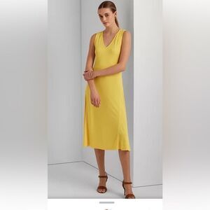 LAUREN RALPH LAUREN
Stretch Jersey Sleeveless dress 2 XL